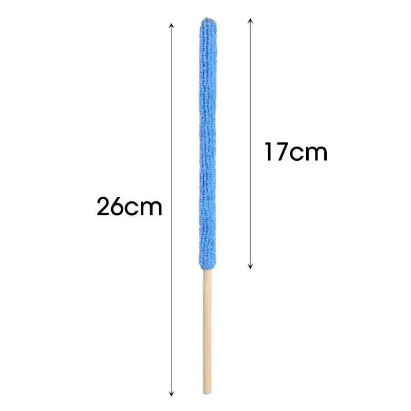Microfiber Car Detail Cleaning Brush Long Handle Air Conditioner Blind Narrow Dust Collector Stick Auto Wash Cloth Brushes Tools