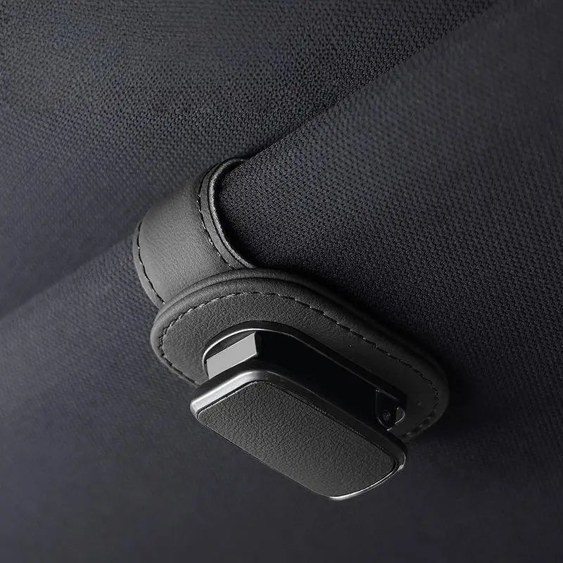 1Pcs Auto Glasses Holder Car Ticket Sunglasses Holder Car Sun Visor Glass Storage Car Interior Supplies