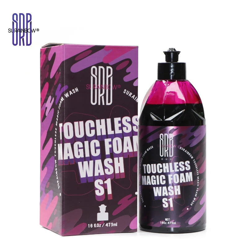 SURAINBOW Pink Foaming Extreme Bodywash & Super Suds Foaming Car Wash Soap, Car Wash Deep Cleaning, Concentrated Formula,473ml