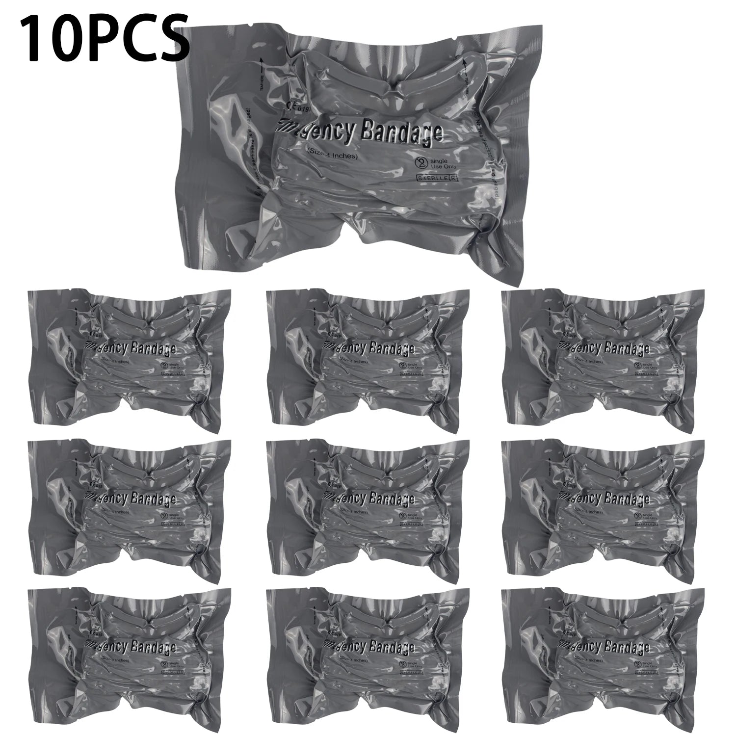 Sanke Rescue 4 Inch Israeli Bandage Wound Dressing Emergency Compression for Battle Dressing First Aid IFAK Trauma Military