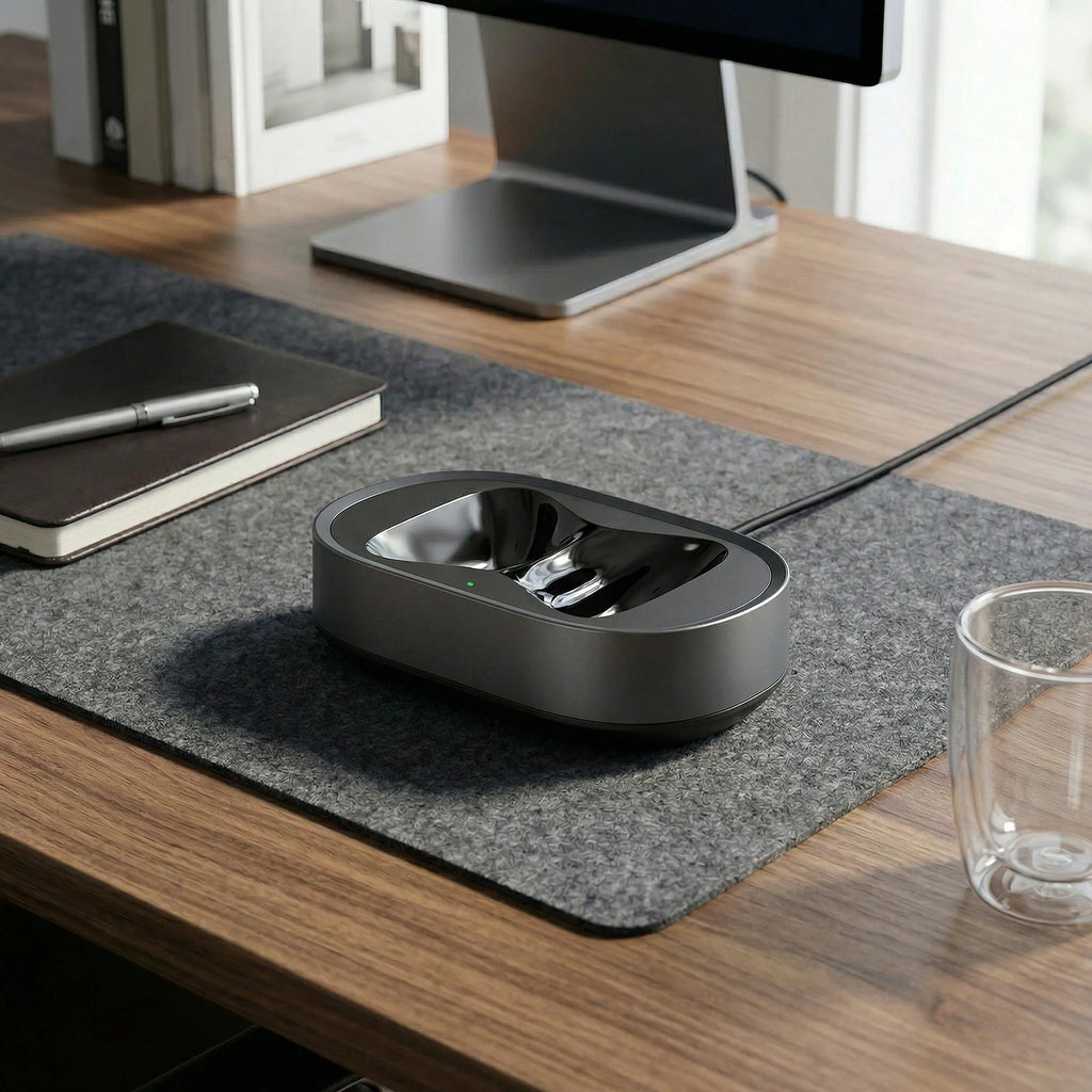 Headphone Charging Station Fit for AirPods Max Headphones Accessories Desktop Headset Holder with Dual Connectors Anti-Scratch