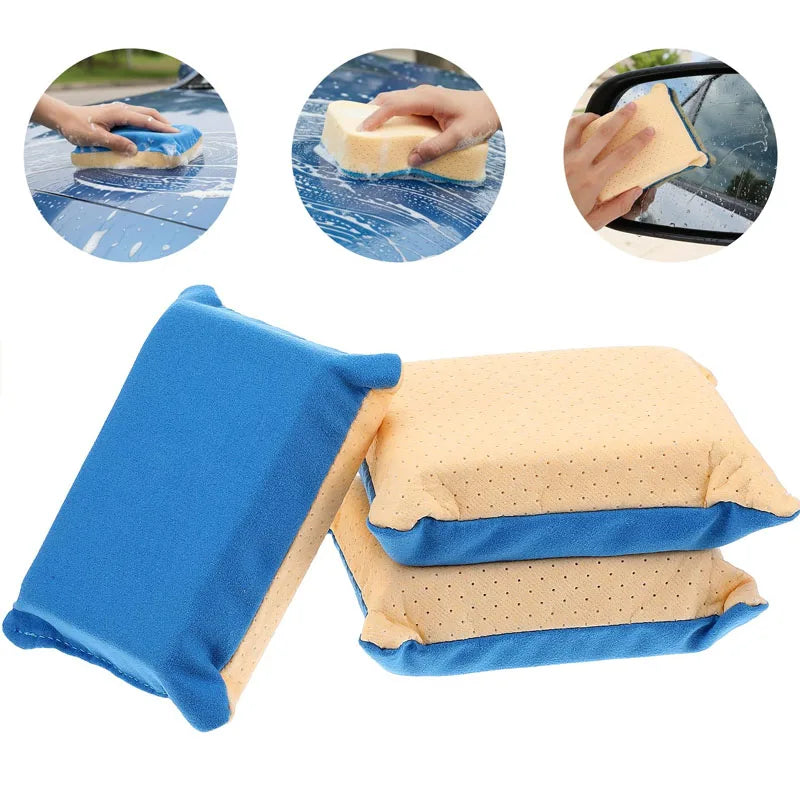 Car Cleaning Sponge Block Car Window Defogger Sponge Windshield Cleaner Glass Universal Cleaning Tool