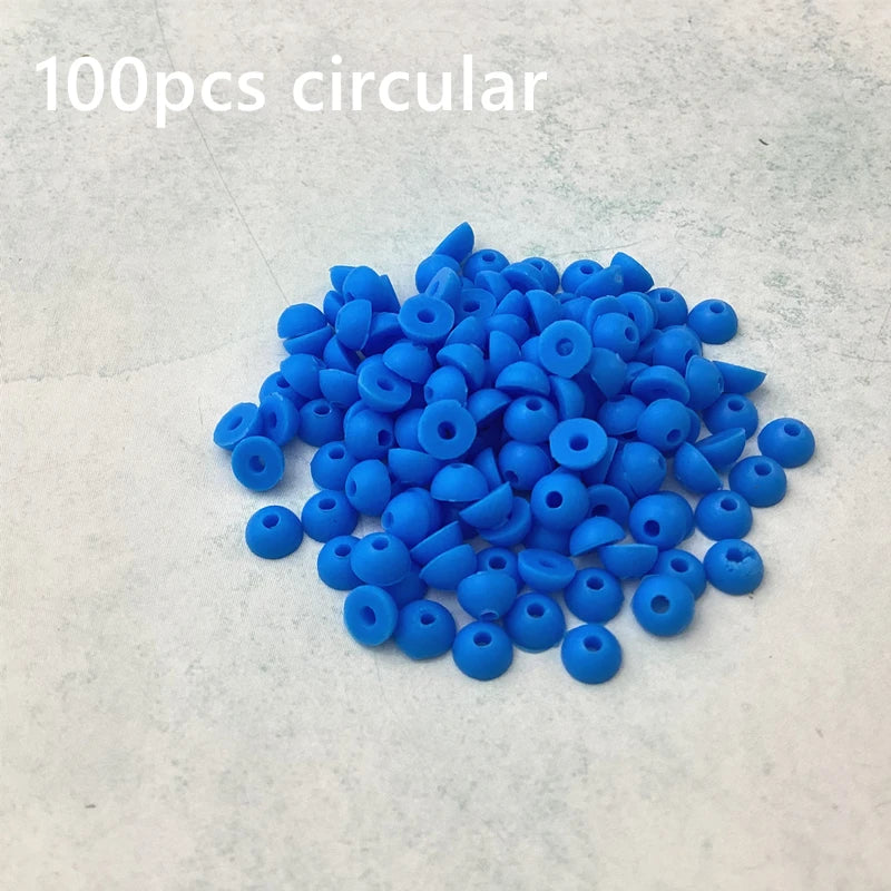 100pcs High Elasticity Colorful Fingerboard PU Bushing