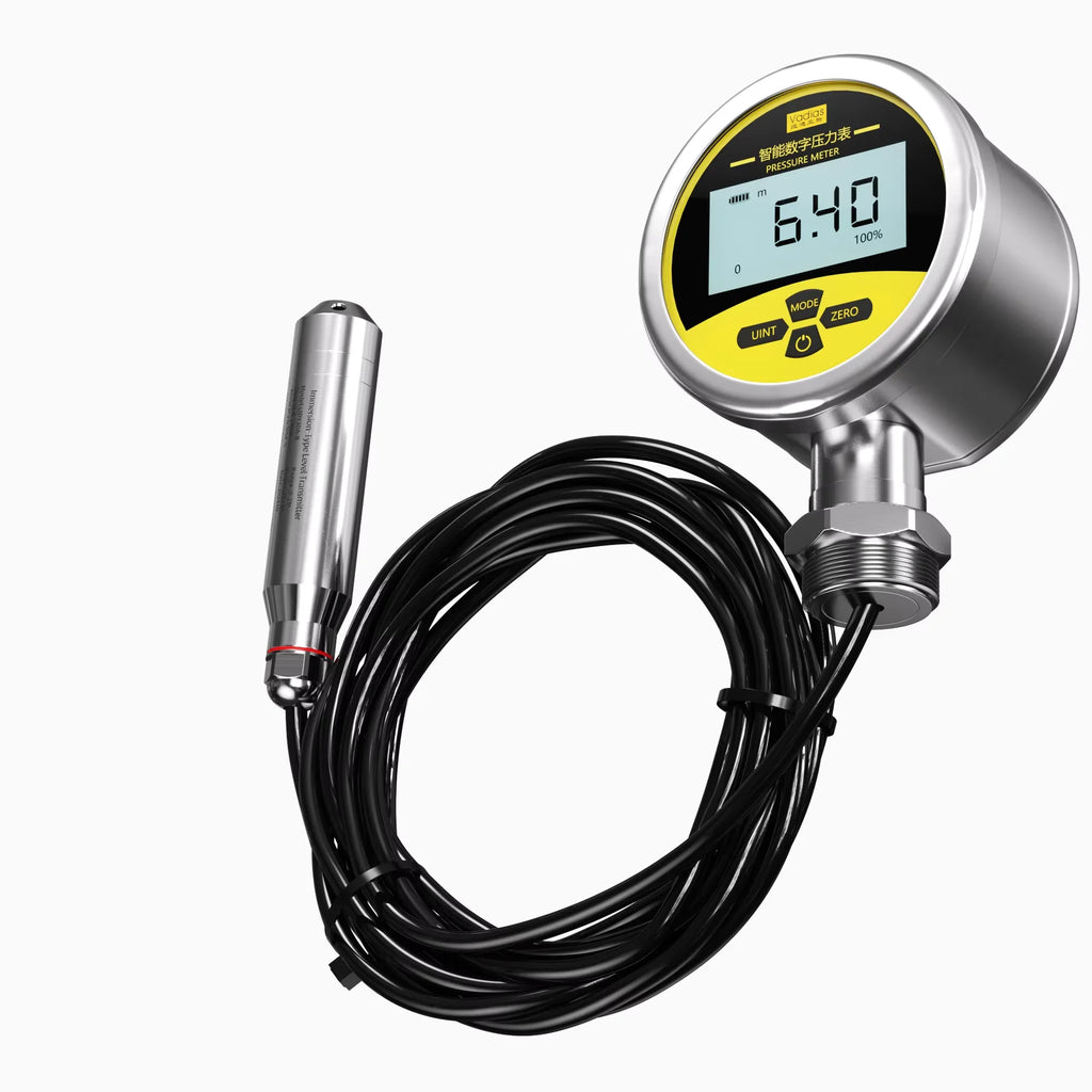 Water Level Gauge 0-1m/0-5m/0-10m/0-15m 20m Liquid Level Meter Digital Water Level Gauge 304SS Submersible Water Level Meter