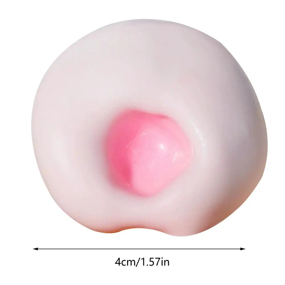 Stress Relief Ball Squishys Toys Plasticity Ice Skin Super Soft Ultra-Thin Sticky Handmade Ball Light Squeez Stress Relieving