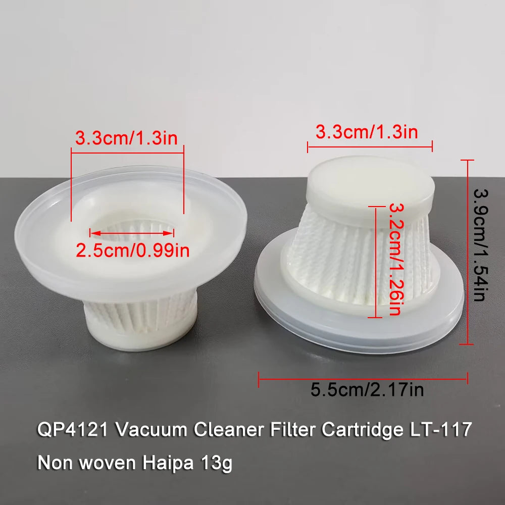 For LT-124-127 Vacuum Cleaner Vacuum Cleaner 2PC Stainless Steel Filter  Filter Element Filter Vacuum Cleaner Filter element