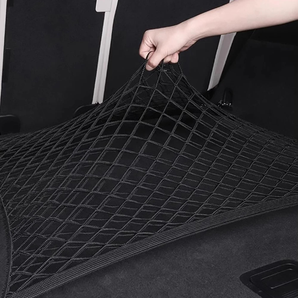 For Honda Pilot 2003-2025 Trunk Cargo Net Car Storage Organizing Mesh Bag Cargo Storage Rack Car Accessories 2004 2008 2014 2022