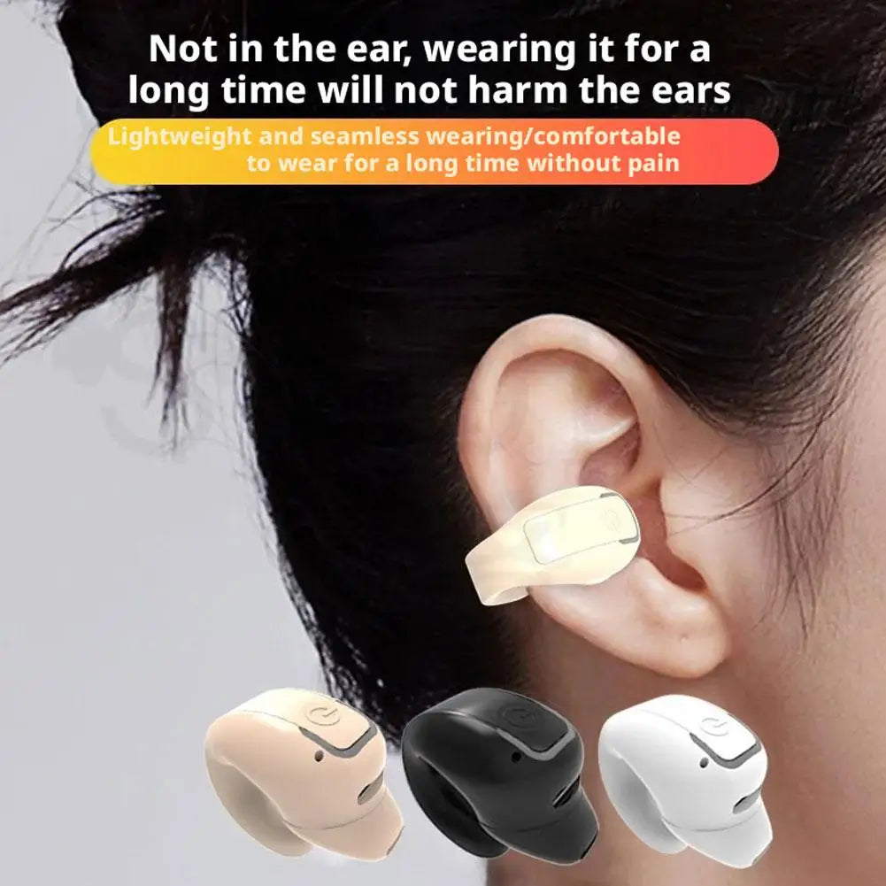 Earphone Clip Wireless Bluetooth Headphone Bone Conduction Headset High Quality TWS Auriculares Sport Noise Canceling With Mic
