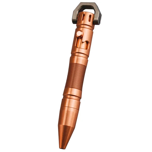 MecArmy TPX8 Keychain Bolt Action Tactical Pen Mini Titanium pen with Germay LAMY M22 Refill for everyday carry