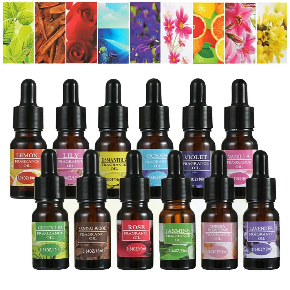 10ML Fragrance Humidifier Air Freshener Natural Plant Aromatherapy Essential Eliminating Odors Perfume For Household Car Office