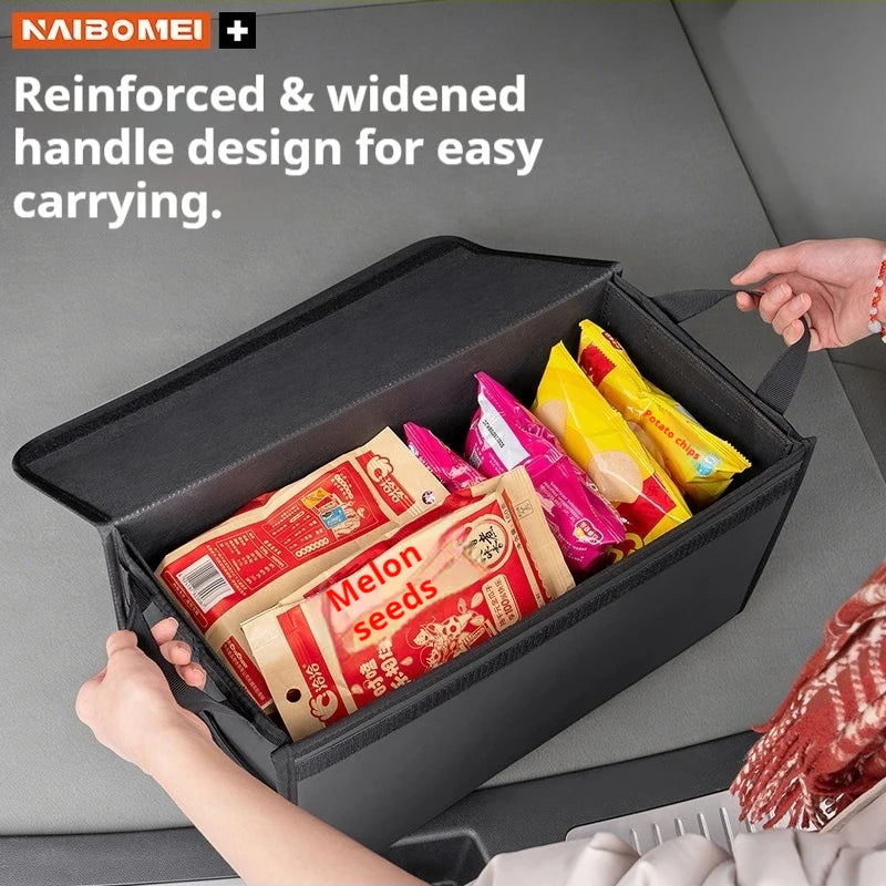 Car Trunk Foldable Storage Box, For Skoda VRS Kodiaq Superb Octavia Karoq, Multi-Functional Folding Interior Storage Accessories