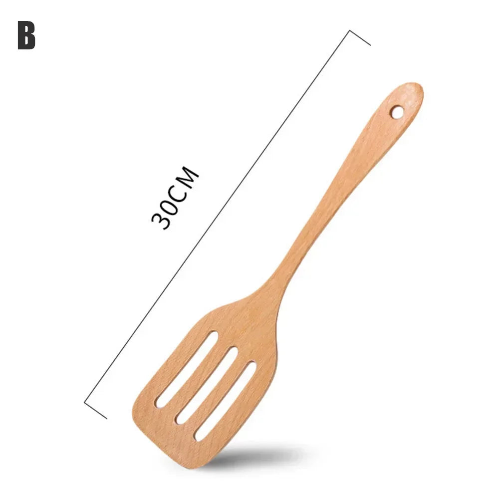 Wood Spatula Kitchen Accessories Non-Stick Cookware Cooking Tools Gift Wooden Shovel Kitchen Tool Kitchen Cooking Utensil Tool