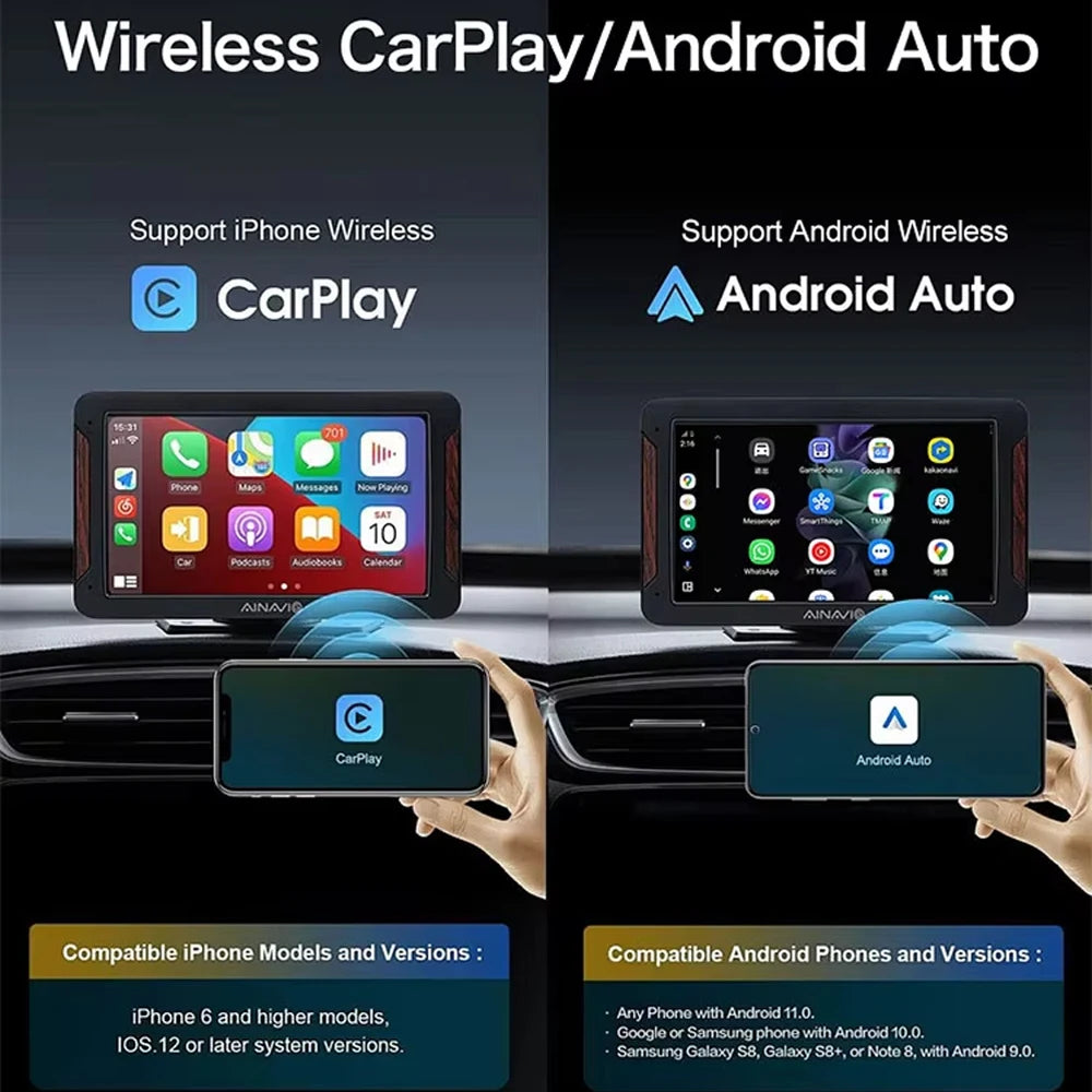 SKILLDRIVE 3 in 1 CarPlay Android Auto Adapter Wireless Wired USB Dongle with Ai Box Youtube for CarPlay Adapter