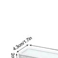 Portable Toothbrush Box Plastic Travel Toothbrush Case Transparent Toothbrush Holder Organizer Travel Practical Accessories
