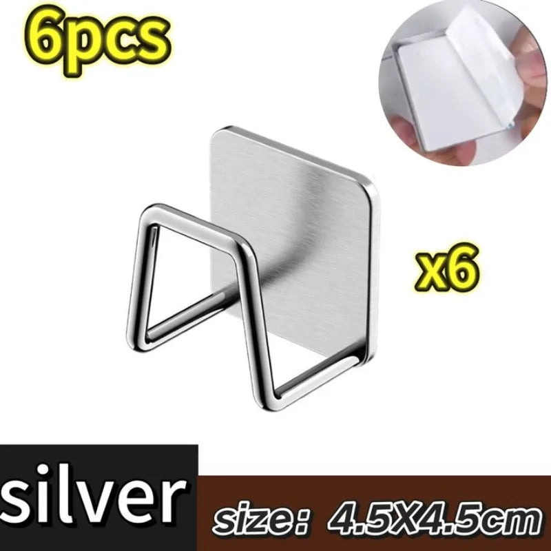 Kitchen Sponges Holder Self Adhesive Sink Sponges Drain Drying Rack Stainless Steel Storage Holder Kitchen Accessories