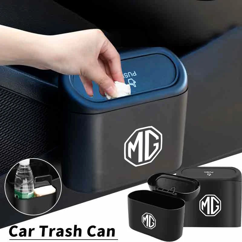 Car Door Trash Can Garbage Case Waste Tools Storage Box Accessories For Morris Garages MG 3 5 6 7 HS ZS GS Hector TF GT ZR RX5