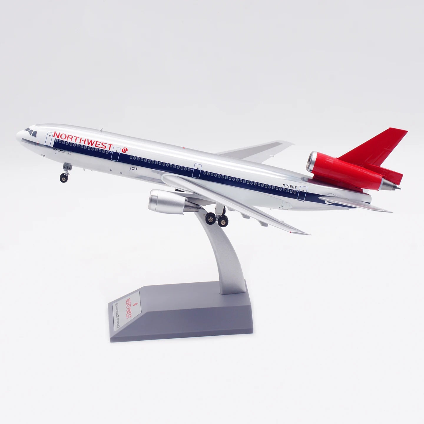 B-104-NW-159P Alloy Collectible Plane B-Models 1:200 Northwest Airlines McDonnell Douglas DC-10-40 Diecast Aircraft Model N159US