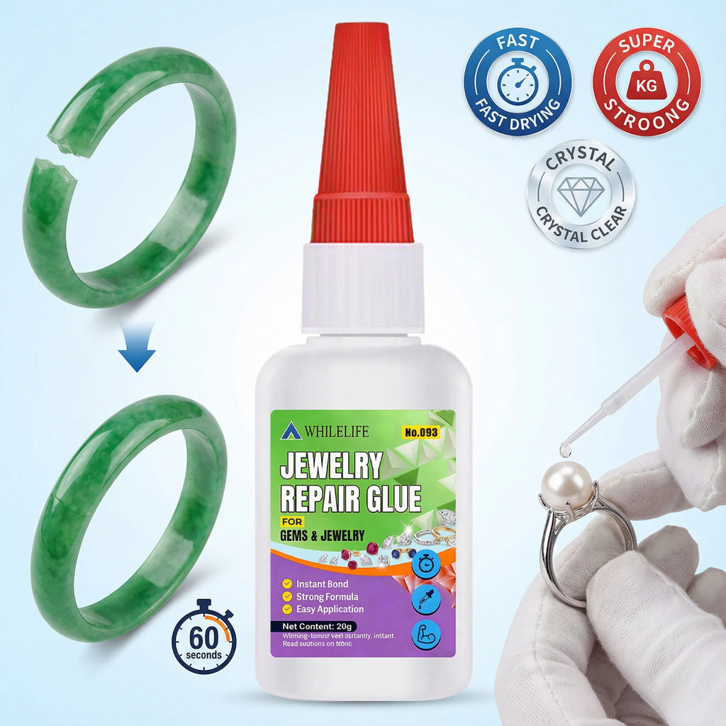 1-4Pcs Jewelry Repair Glue Instant Bond Strong Formula Fast Drying Crystal Clear Adhesive for Gems Pearls Jade Jewelry