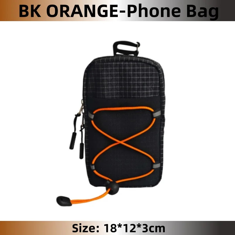 Outdoor Backpack Attachment Storage Bag Nylon Ultralight Portable Phone Bottle Pouch for Mountaineering Hiking Travel Gear