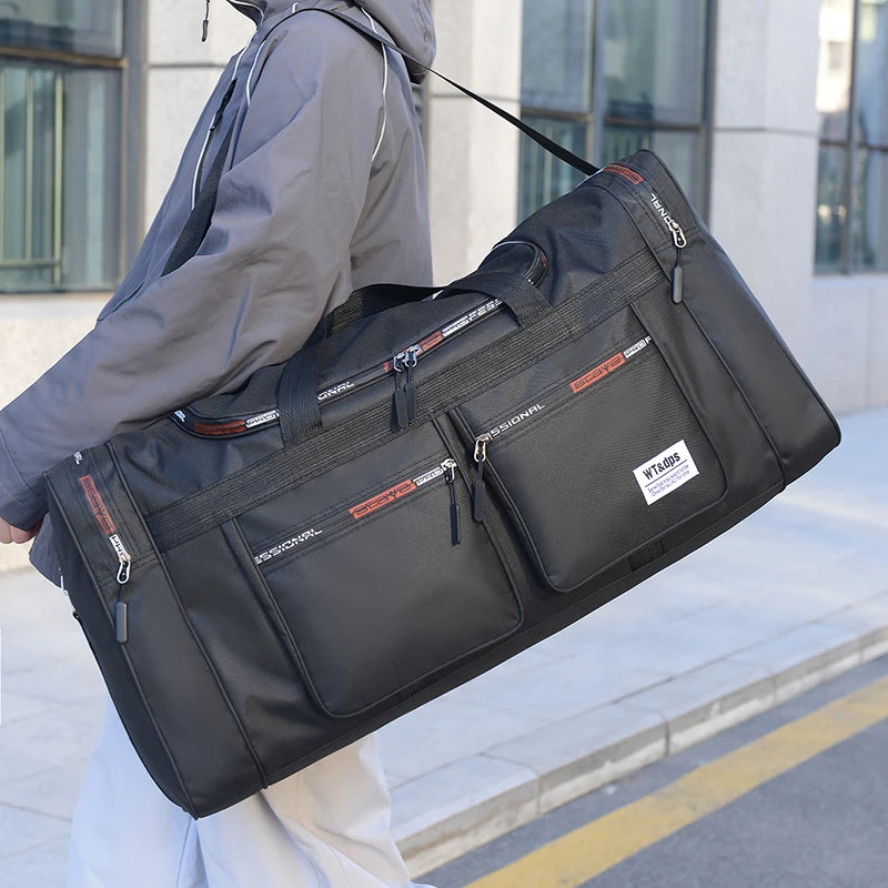 Sports Men's Cross-Body Storage Bag, Extra Large Capacity Travel Bag