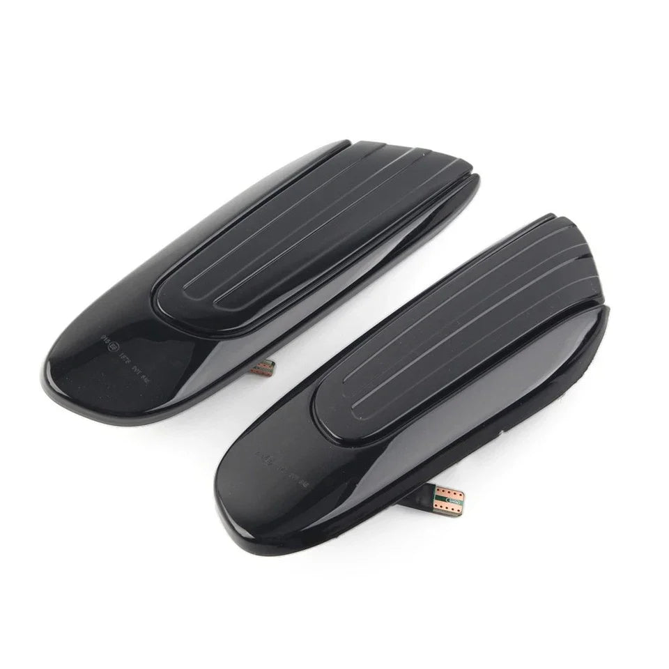 For Mini Cooper One F55 F56 F57 Dynamic LED Indicator Side Indicator Marker Turn Signal Repeater Light Black Lens