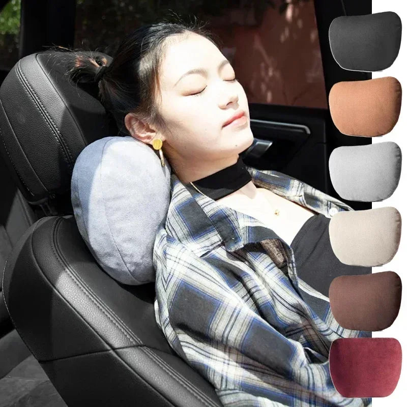 1PC Top Quality Car Headrest Neck Support Seat Soft Neck Pillow Breathable Memory Cotton Design Universal Protector Neck Cushion