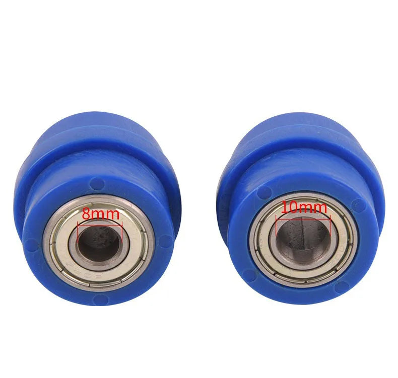 8MM 10MM Motorcycle Pulley Wheel Drive Chain Roller Tensioner Guide For Yamaha Honda Kawasaki Suzuki Dirt Pit Bike Accessories