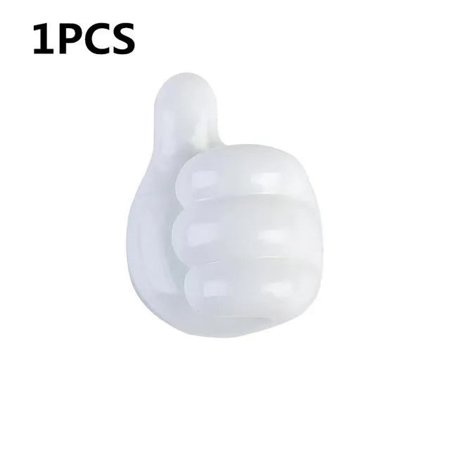 Hand-shaped Rubber Holder Glasses Cable Power Cord Charging Line Self Adhesive Mini Hook Car Storag Organizer Gadget Decorations
