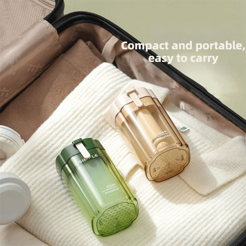 Plastic 4 in 1 Travel Bottle Set Detachable Leak-proof Travel Tube Sets Space Saving Refillable Liquid Dispenser Bottle