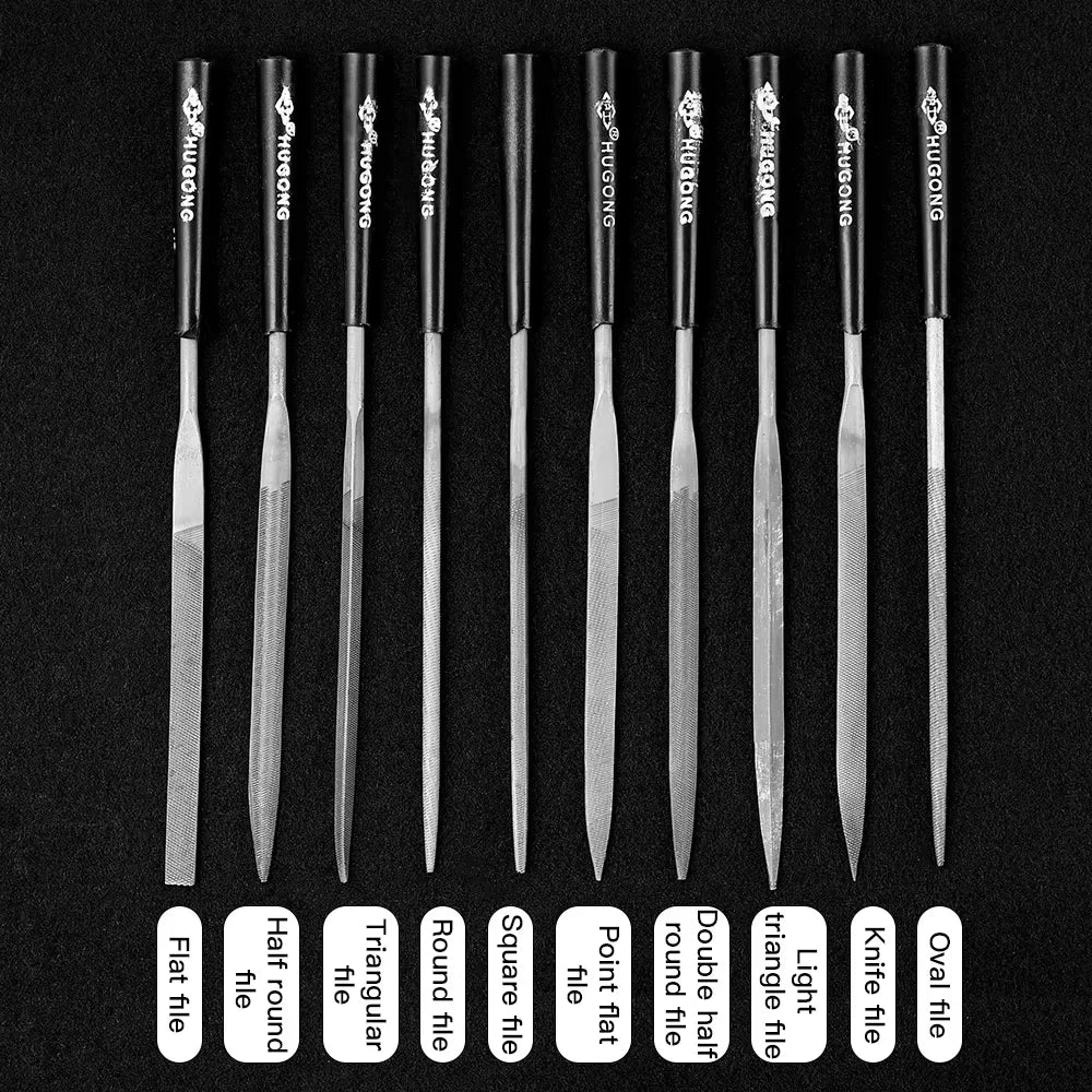 3/5/10pcs/set Metal Needle File Set Wood Rasp Metal Polishing Hand FileTools Steel Rasp Needl Filing For Metal Glass Stone Wood