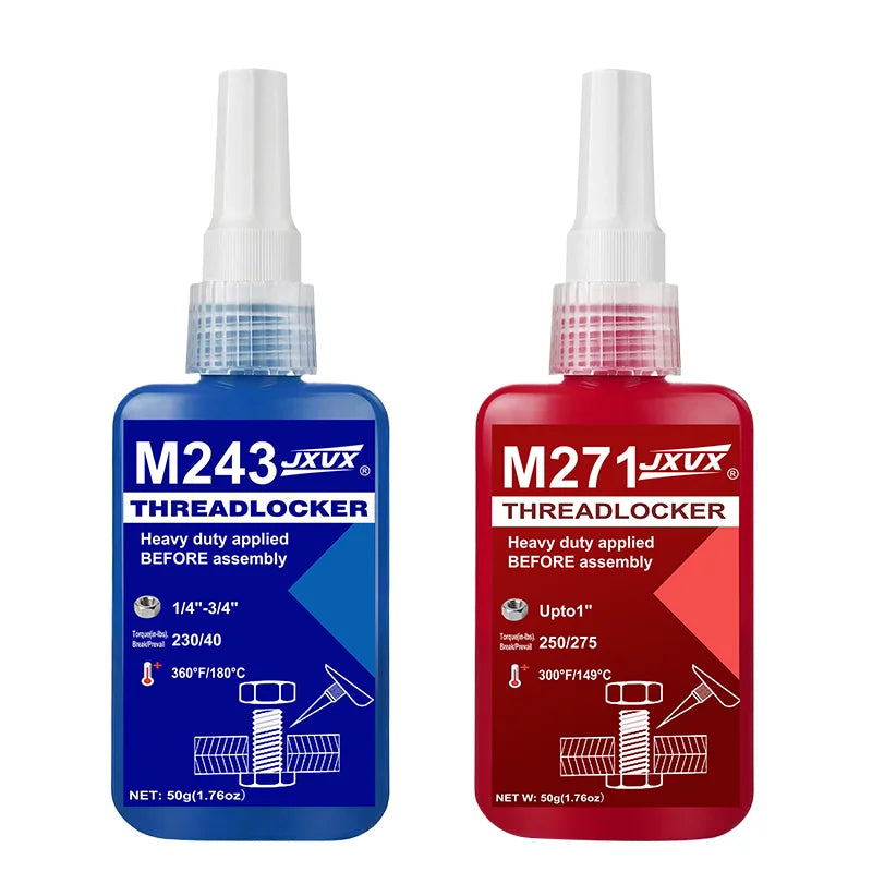 Threadlocker 243 271—Medium to High Strength Anaerobic Adhesive—Anti-loosening, Fastening, Anti-slip