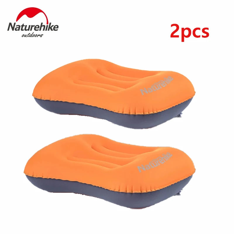 Naturehike Inflatable Pillows Ultralight Camping Pillow Portable Neck Inflatable Seat Travel Pillow Hiking Sleeping Air Pillow