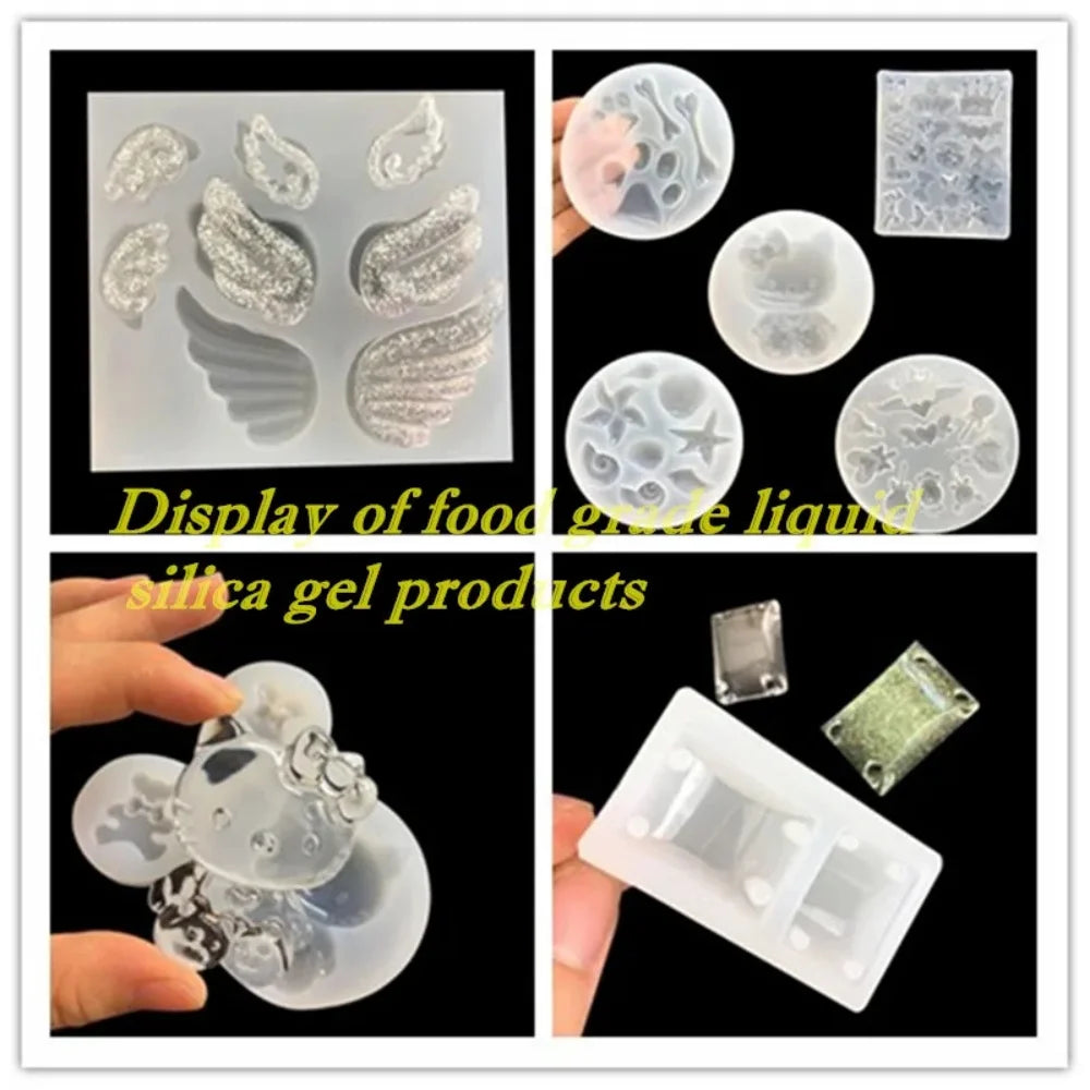 Food grade soft silicone raw material, handmade soap flipping mold silicone, good toughness 0-degree mold silicone