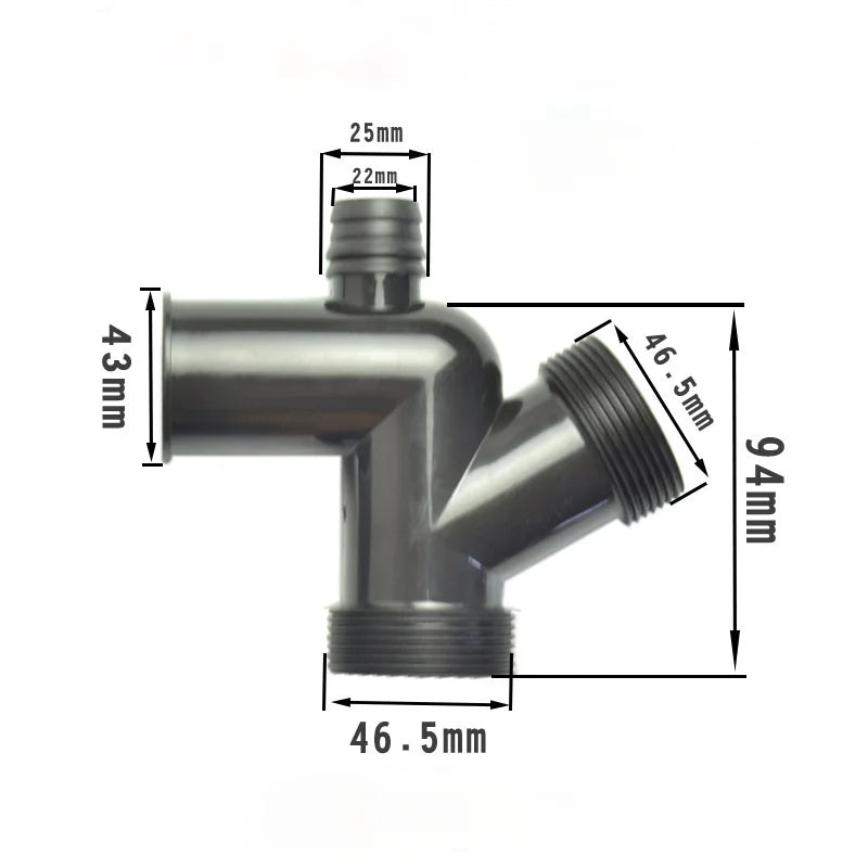 Kitchen Waste Disposer, Three-way Elbow, Single Double Groove, Four-way Elbow, Garbage Crusher Accessories, Sewer Odor Proof Cup