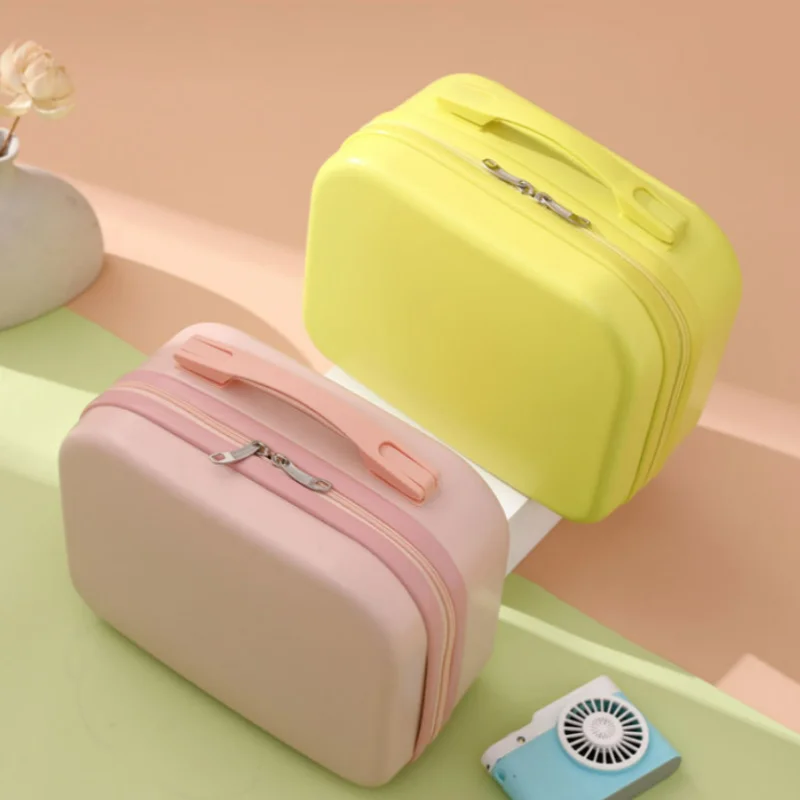 Hot Students 2023 Women New Small Travel Suitcases Pure Handheld box Lady Trend Carry-on luggage
