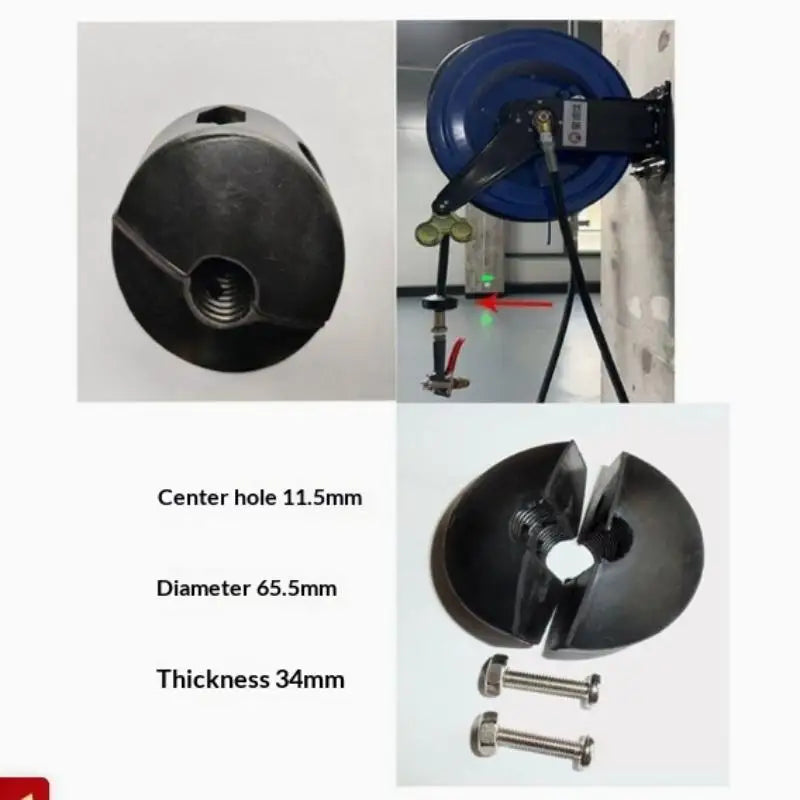 Rubber Hose Stopper Adjustable Hose Bumper Ball Stop Cord Reel Stopper Hose Reel Replacement Parts For Spring Driven Reel