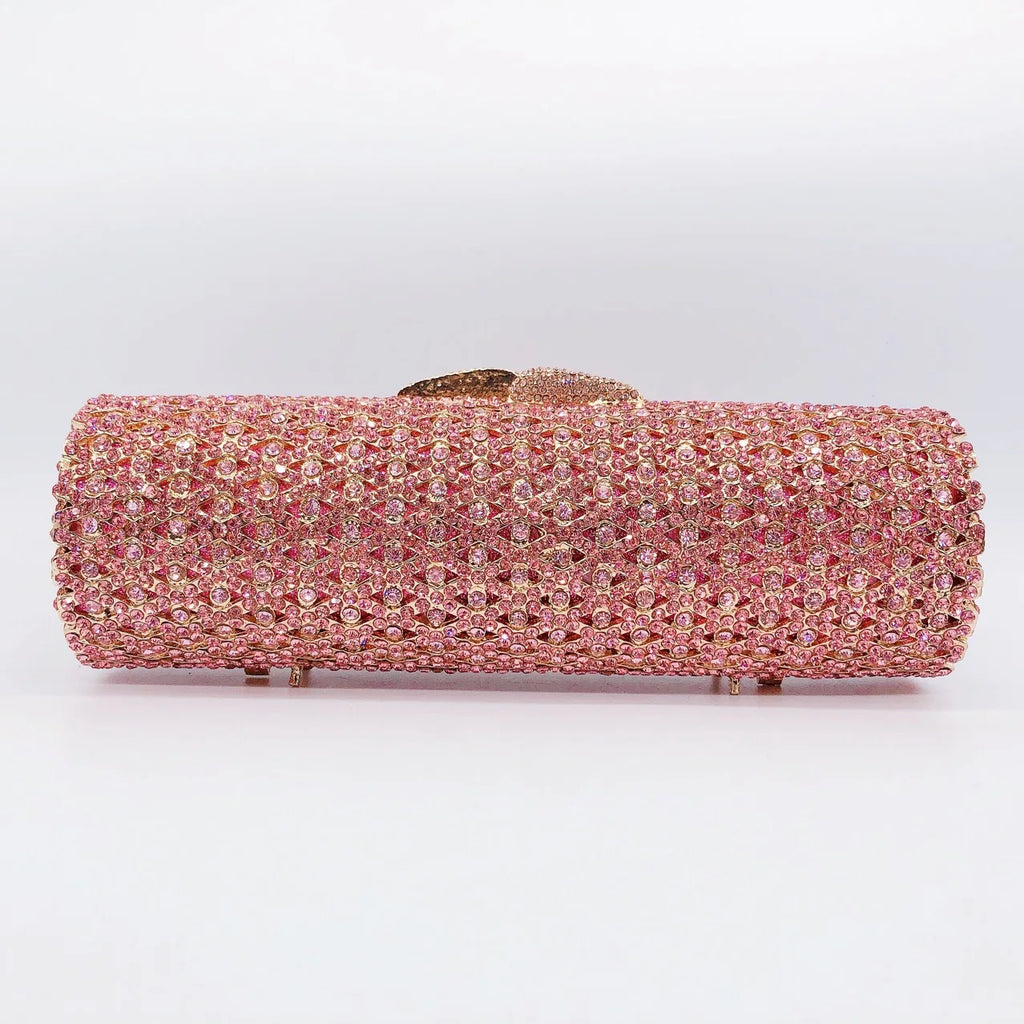 Blue Crystal Long Evening Clutch Luxury WHTUOHENG Diamond Wedding Purses Bridal Handbags Rhinestone Party Prom Clutches Bags