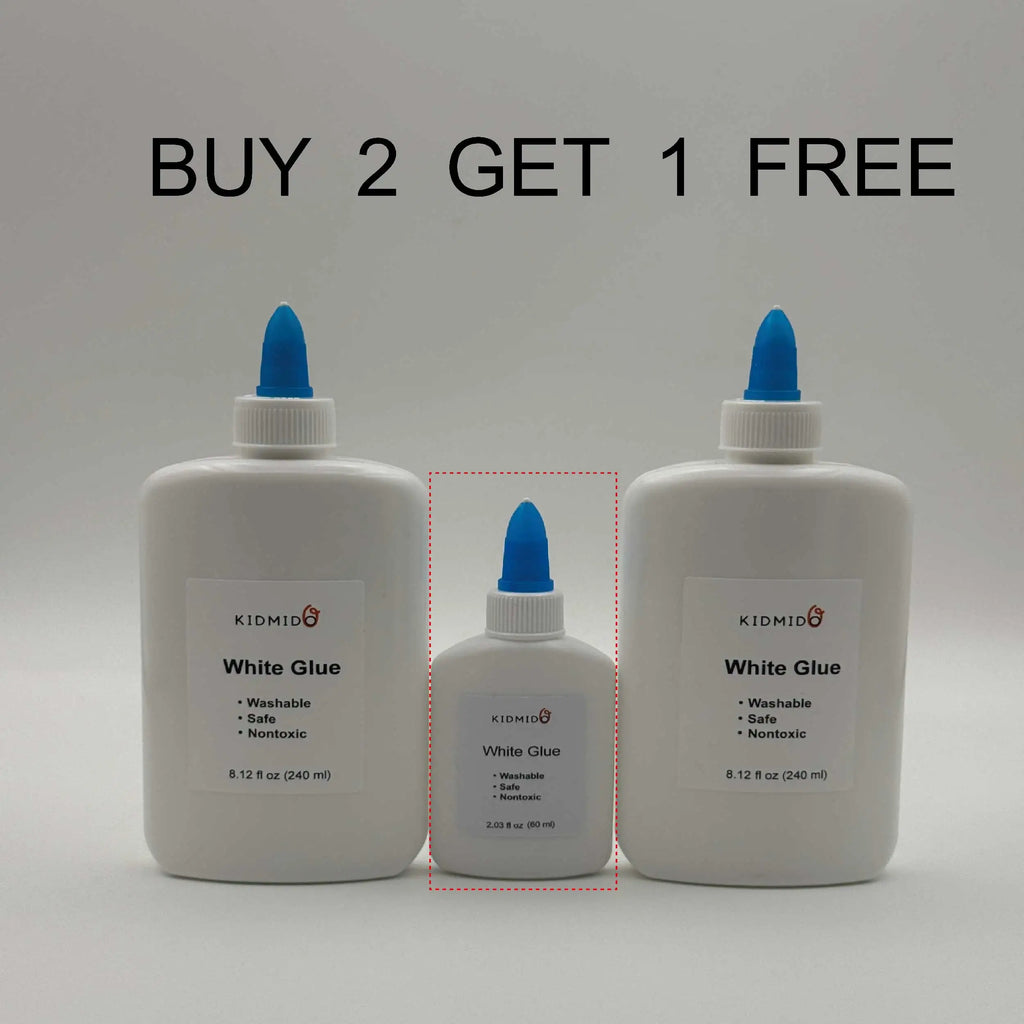 White Glue,Washable,School Glue,DIY Craft Slime Glue,Arts&Crafts DIY STEM