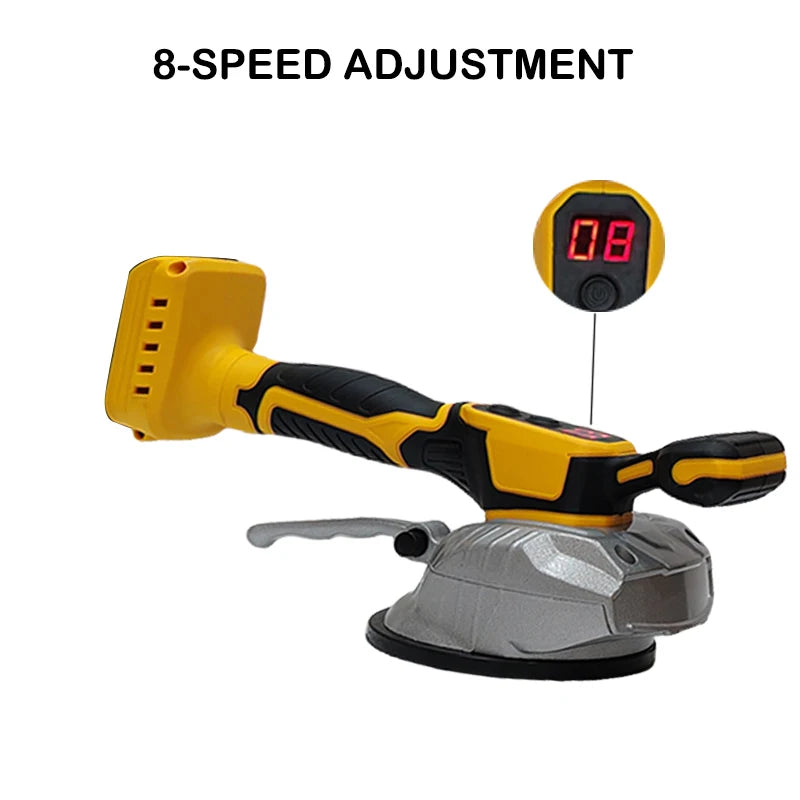 VILASTING Tile Tiling Machine High Loading Capacity Wall Floor Tile Laying VibratingTool 8 Adjustable For Dewalt 18V Battery Pin