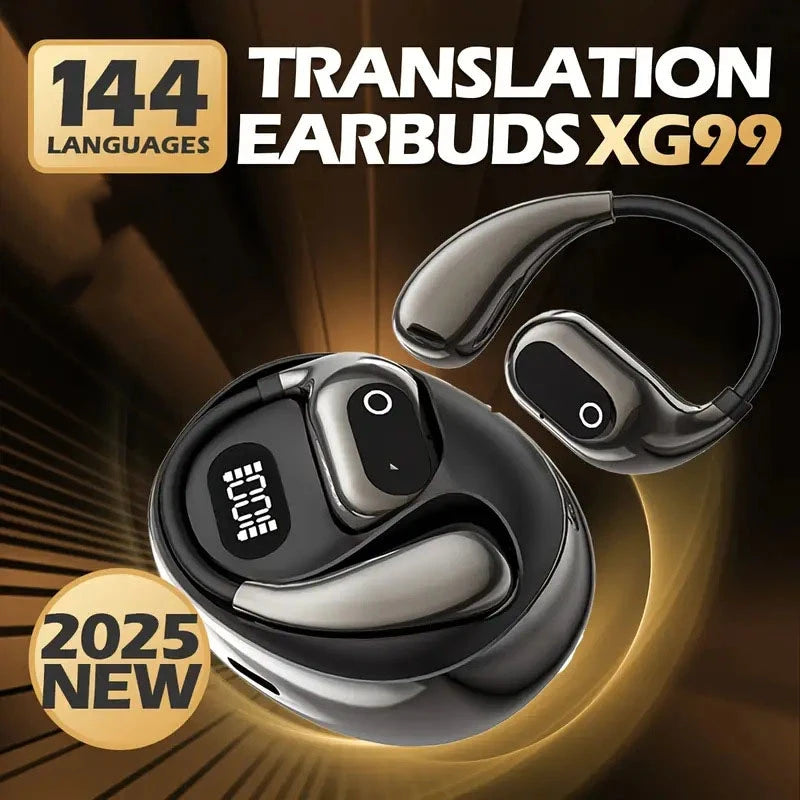 Origin Bluetooth Wireless Earphones AI Real Time Translation Earbuds for Xiaomi OWS Ear Hook Headset HD Call Music Headphone