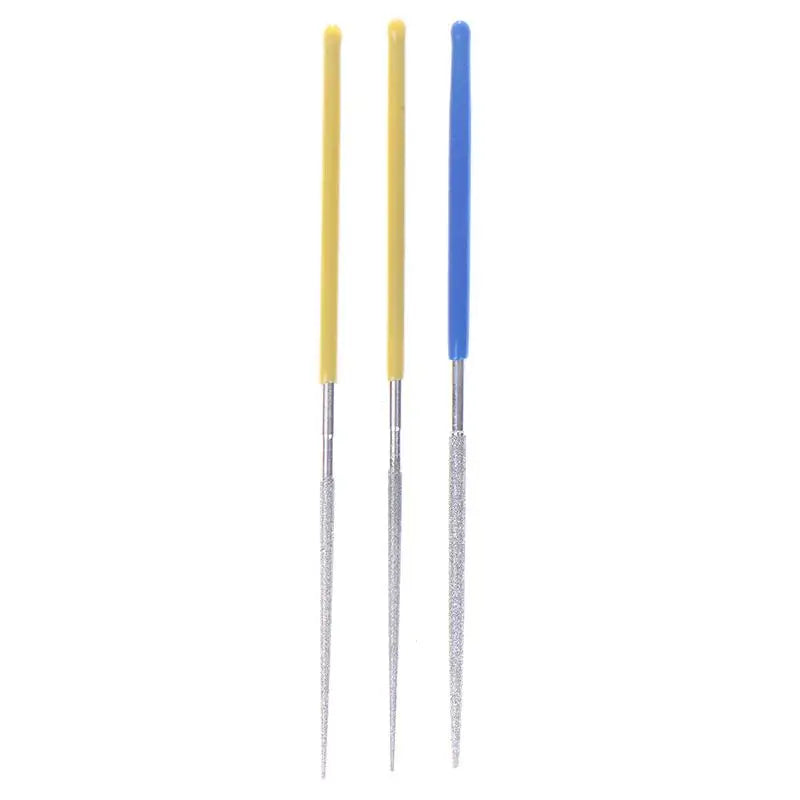 For Grinding Metal Jewely Stone Wood Dia.2mm Small Round Needle Files Customizable Alloy Hand Tools