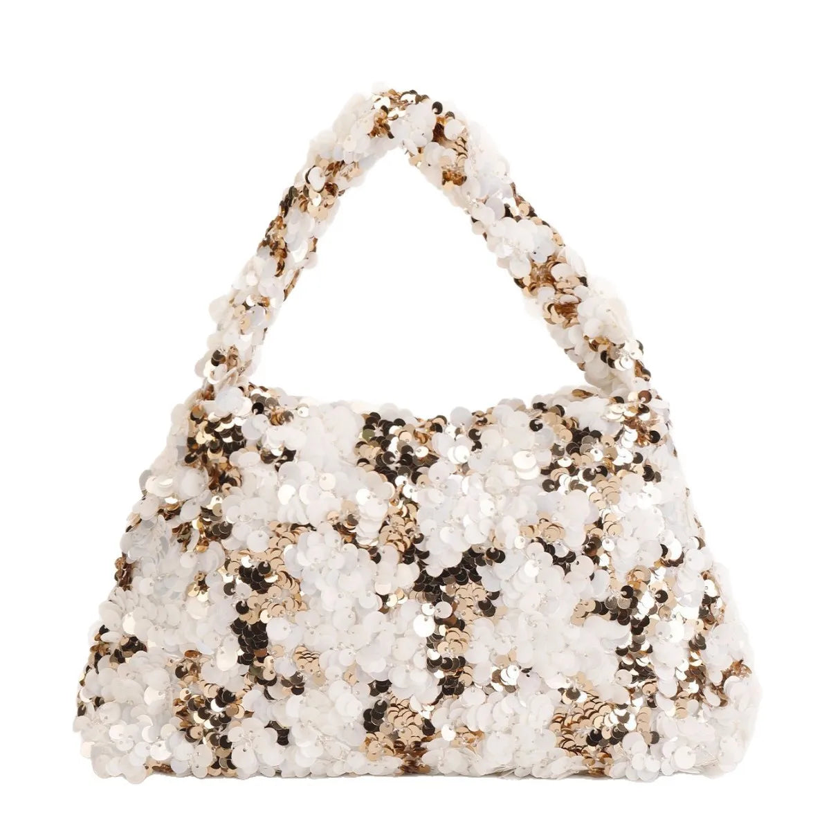 New sequined handbag high-end dinner bag chain oblique span women's shoulder bag fashion women's bag
