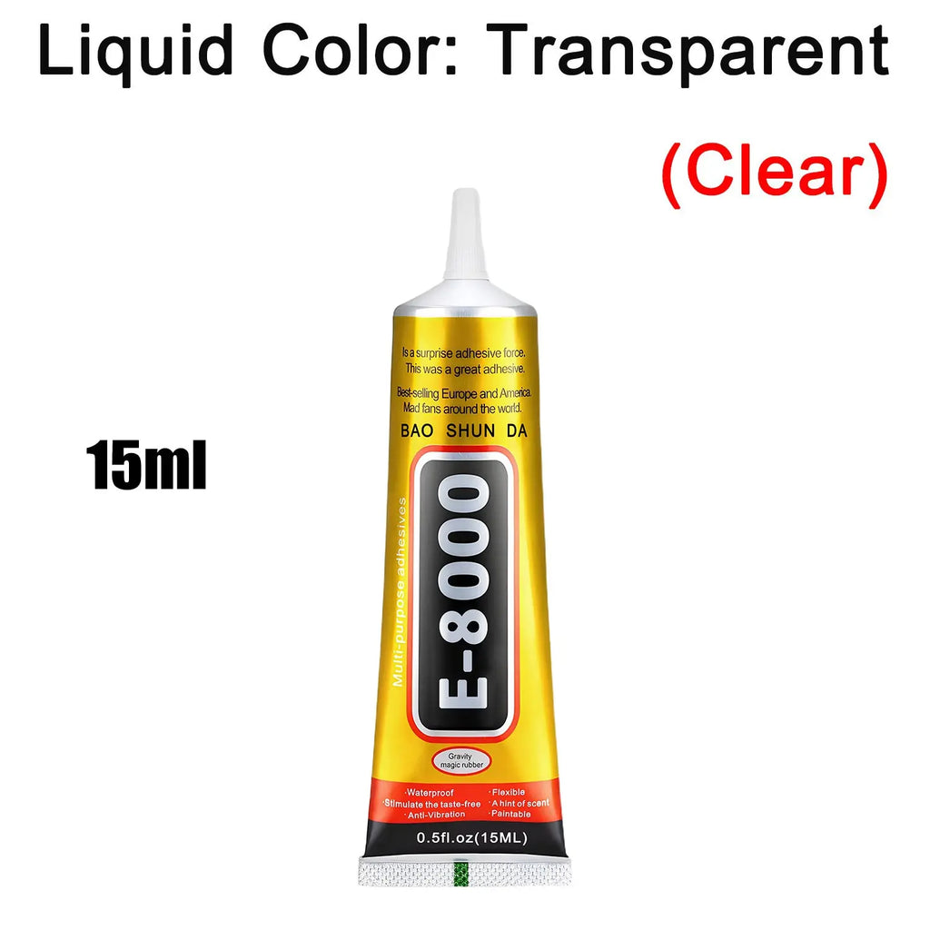 E8000 Glue For Phone Screen Repair Strong Transparent Super Adhesive Glass Jewelry DIY Crafts Touch Screen Tools 15/25/50/110ml