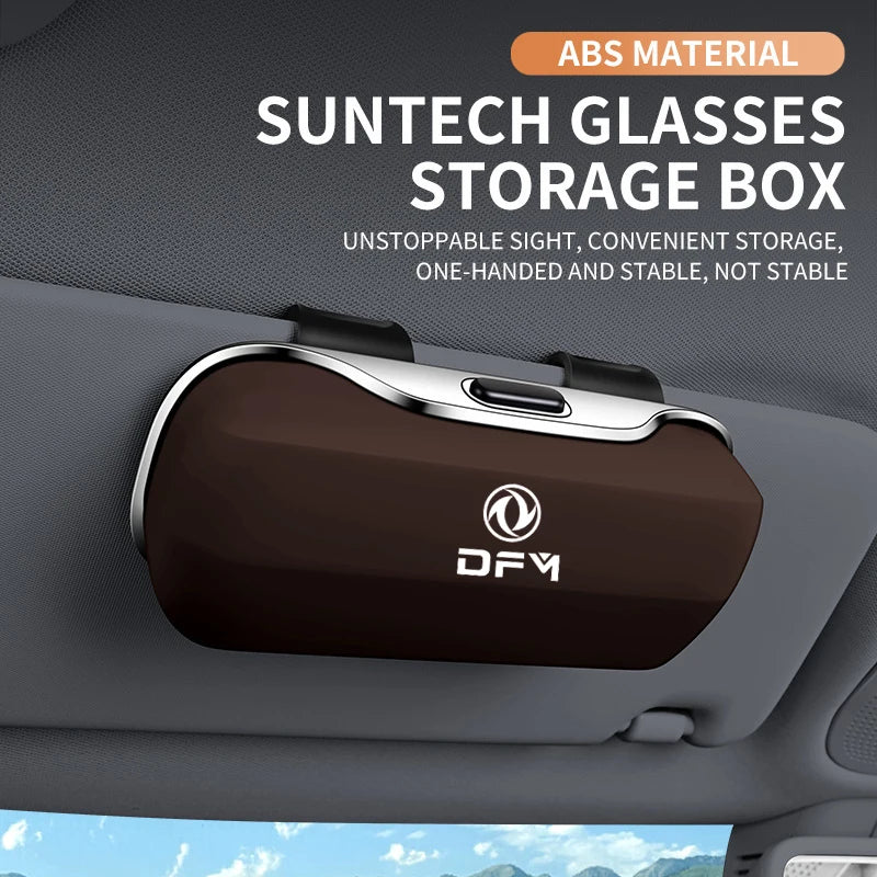 DFM Dongfeng DFSK Glory 580 F507 S30 H30 AX7 Ax3 k01 Ax5 Accessories Car Visor Sunglasses Glasses Case Glasses Holder Clip Box