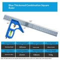 1/2 Inch Combination Square Ruler 300MM Professional Metric Ruler With Level for Carpentry Measurement