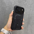 For Magsafe Kickstand Phone Case For iPhone 17 Pro 14 16 15 13 11 12 Pro Max Air Magnetic Wireless Charge Stand Anti-Fall Cover