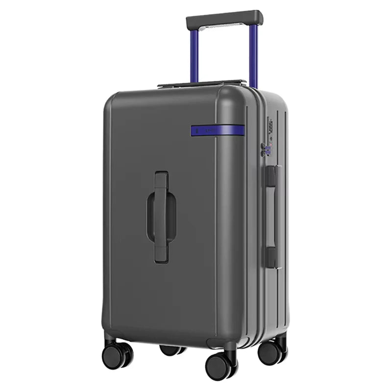 KLQDZMS The New 20-inch Luggage 24"26" Large-capacity Luggage PC Boarding Box Strong and Durable Suitcase with Wheel Suitcase