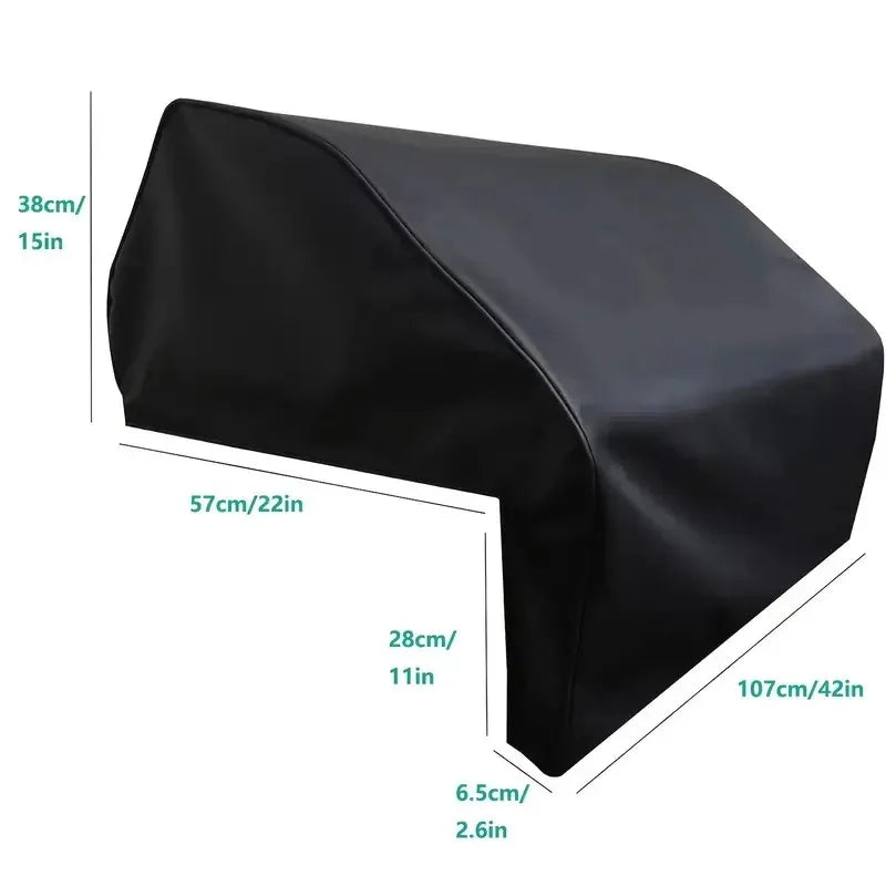 Heavy Duty Outdoor Garden Grill Cover Waterproof Dustproof UV Resistant Barbecue Protector for All Weather Patio Use