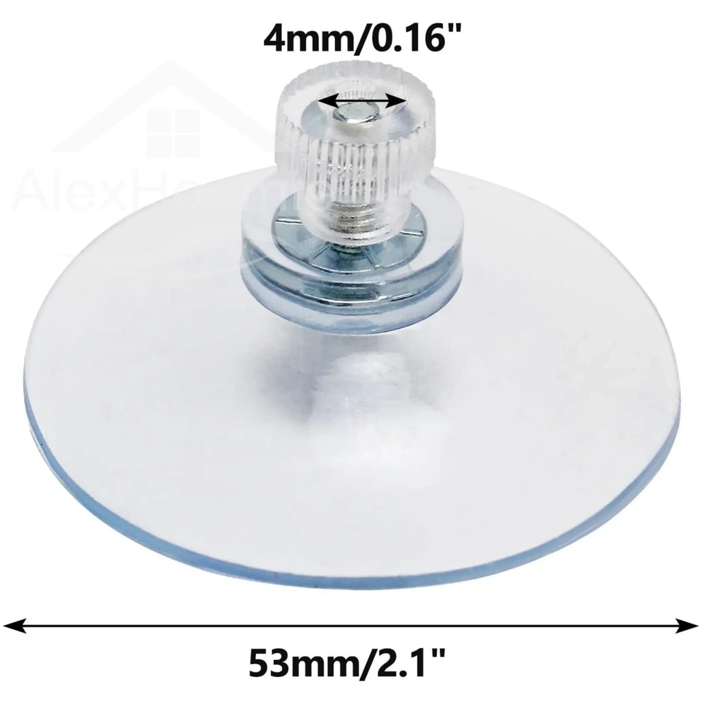 20PCS Adhesive Suction Holder Rubber Sucker Pad with Screw 25/32/41/53mm Plastic Sucker Pad Holder PVC Sucker with Screw Nut