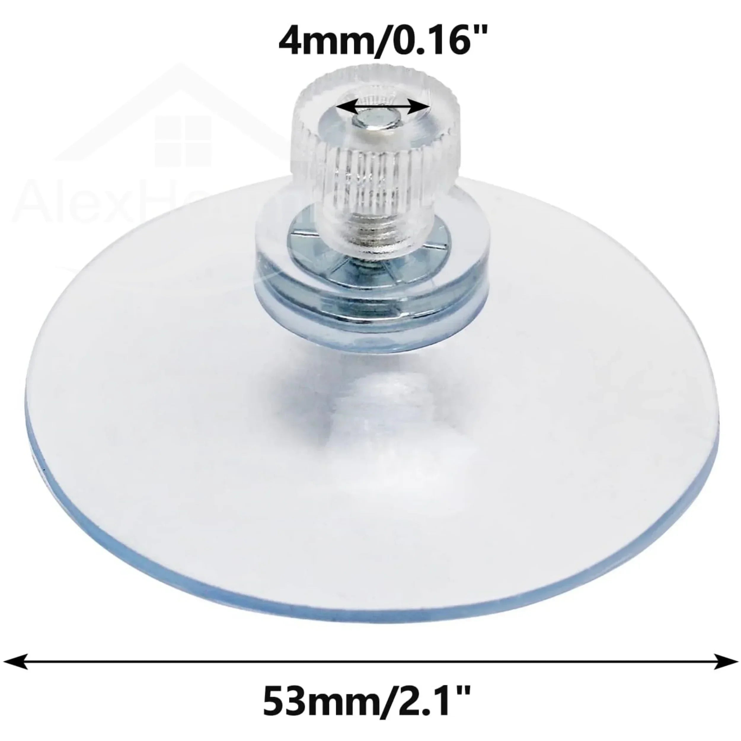 20PCS Adhesive Suction Holder Rubber Sucker Pad with Screw 25/32/41/53mm Plastic Sucker Pad Holder PVC Sucker with Screw Nut
